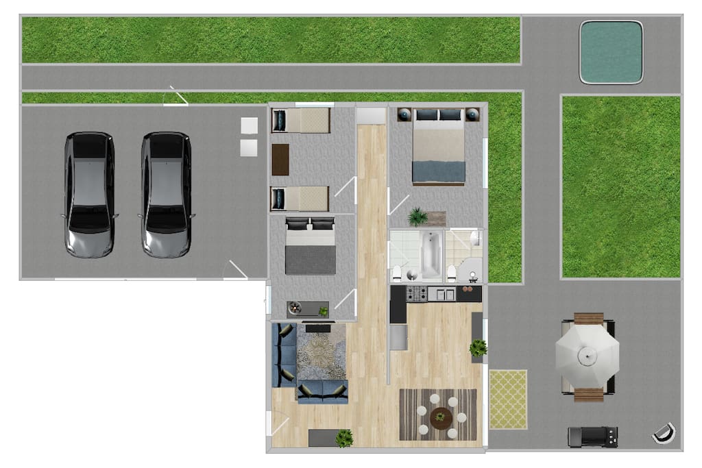 Floor Plan of the home.