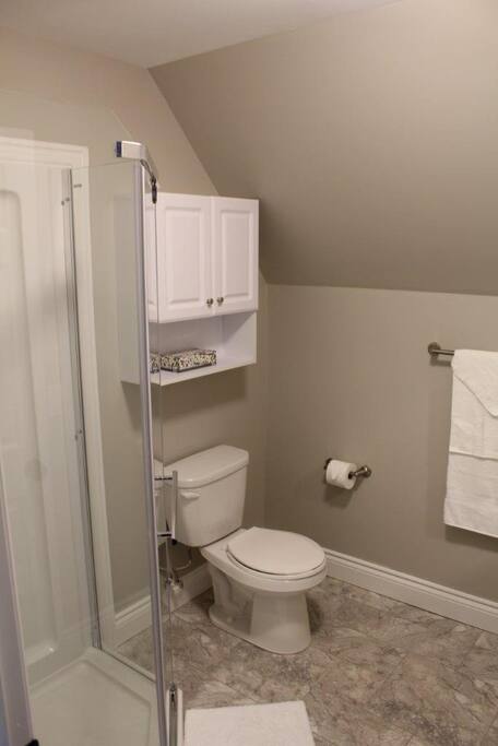 Private bathroom in Blue Moon suite