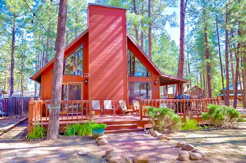 Cozy Ski Chalet in the Pines near Lakes & Hiking