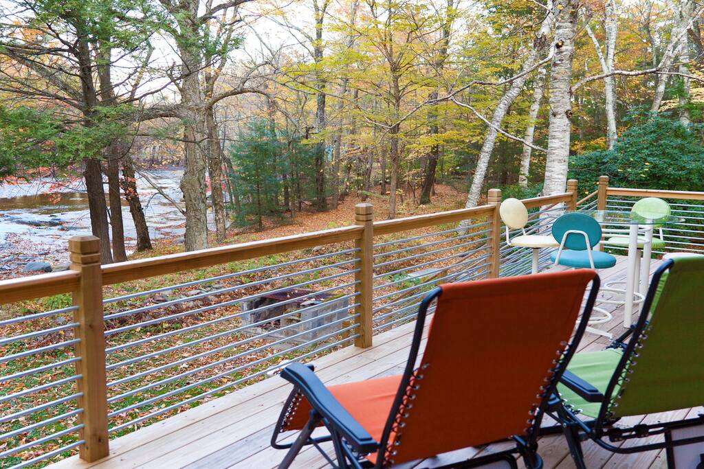 View from the deck in the fall