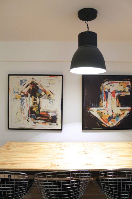 Good design features strongly in this loft space.