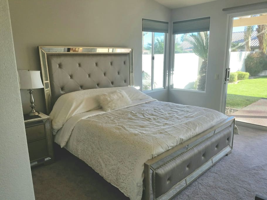 Glamorous Master Bedroom with King size bed
