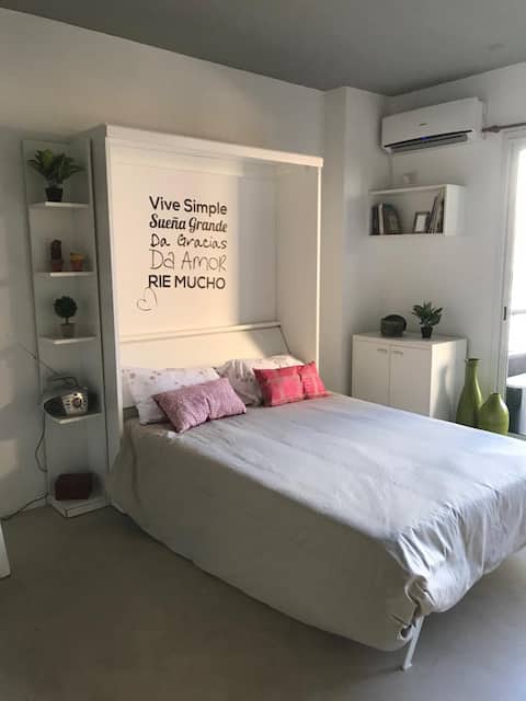 Moderno monoambiente en el corazón de Palermo.