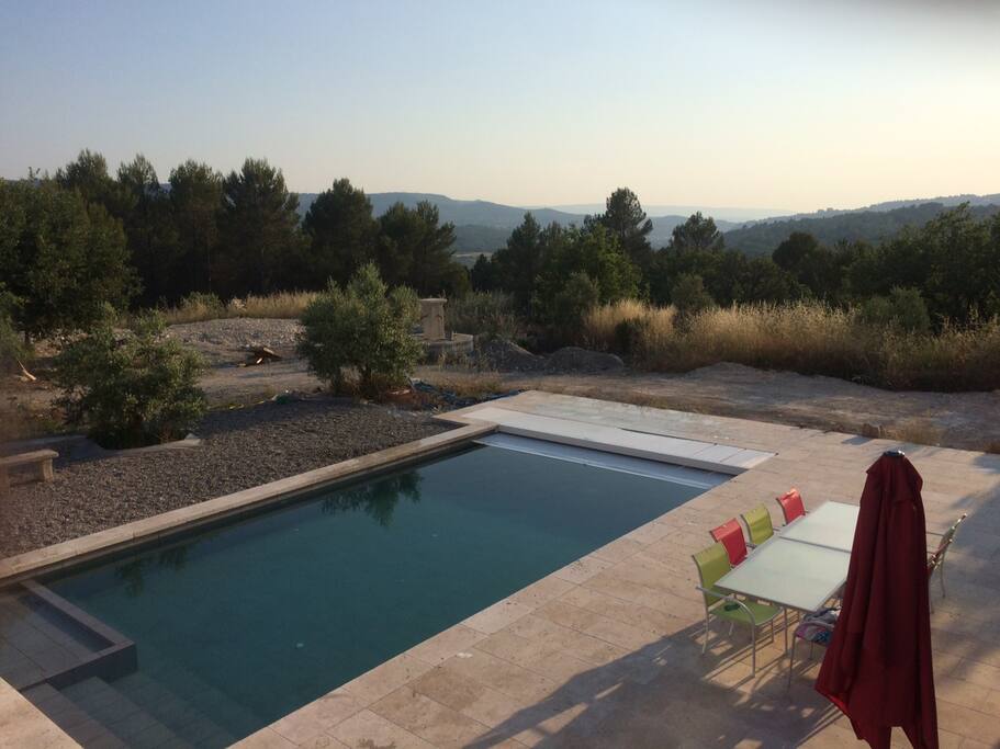 Vue piscine