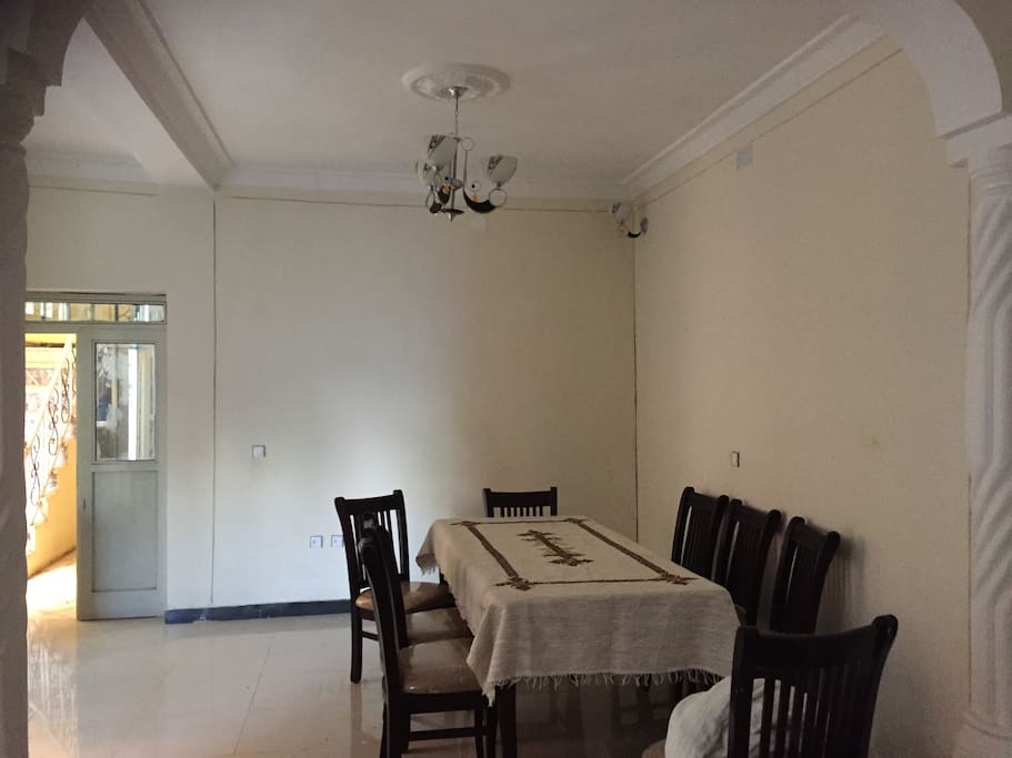 Dining area on ground floor.
