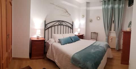 A central apartment with a terrace