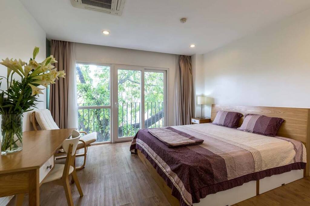 1st bedroom full of SUNLIGHT