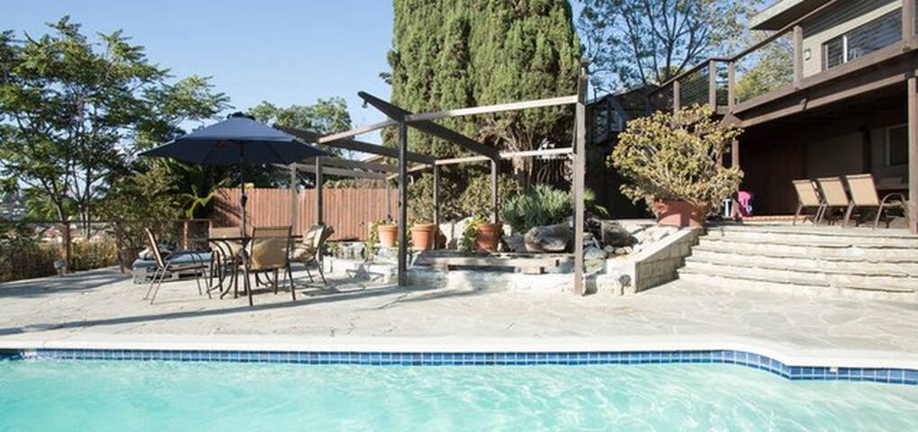 Beautiful Hillside Home with Pool