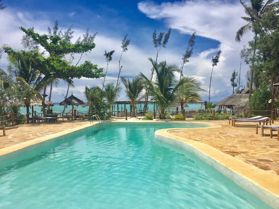 Sea view swimming pool