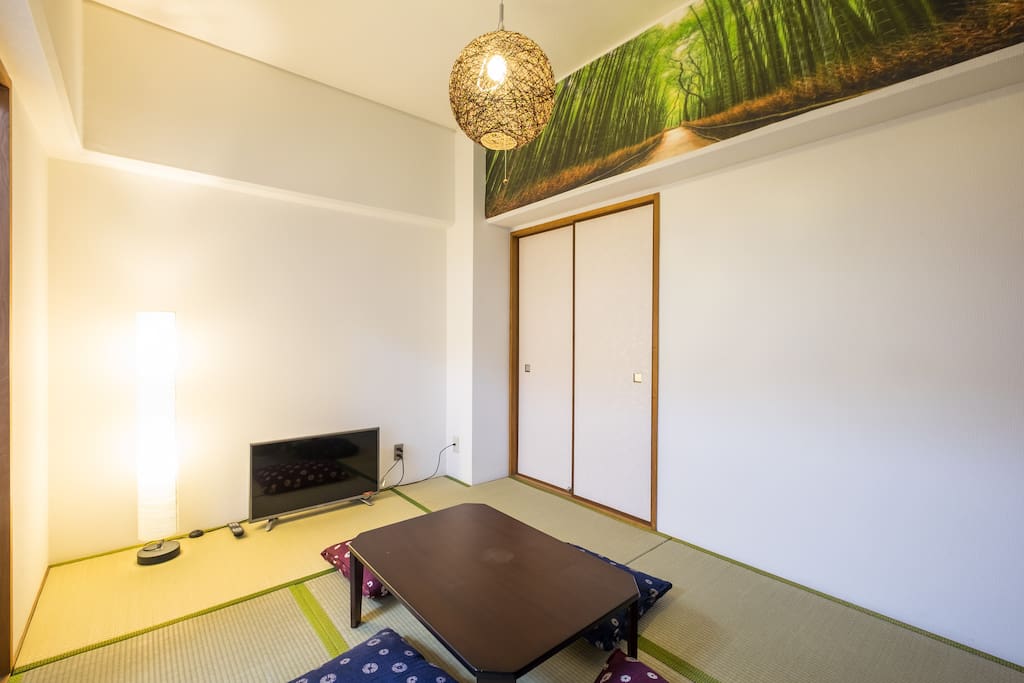 Japanese style room for 3 people.