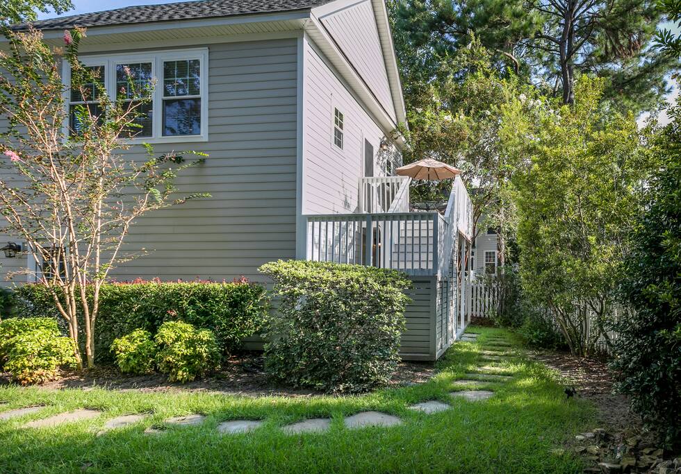 Private entrance to Carriage House