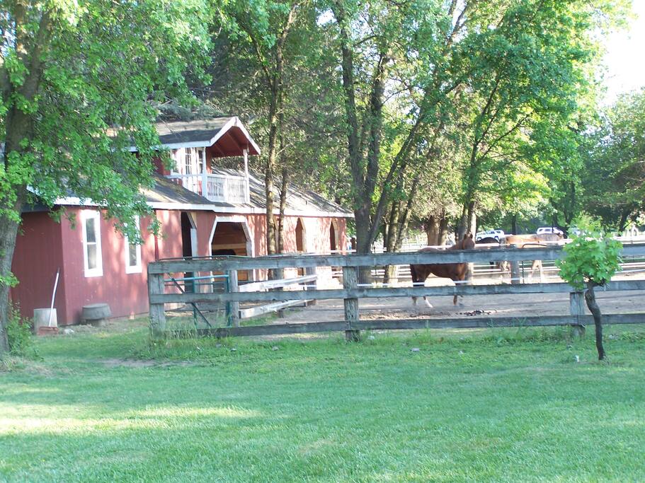 View of loft from yard