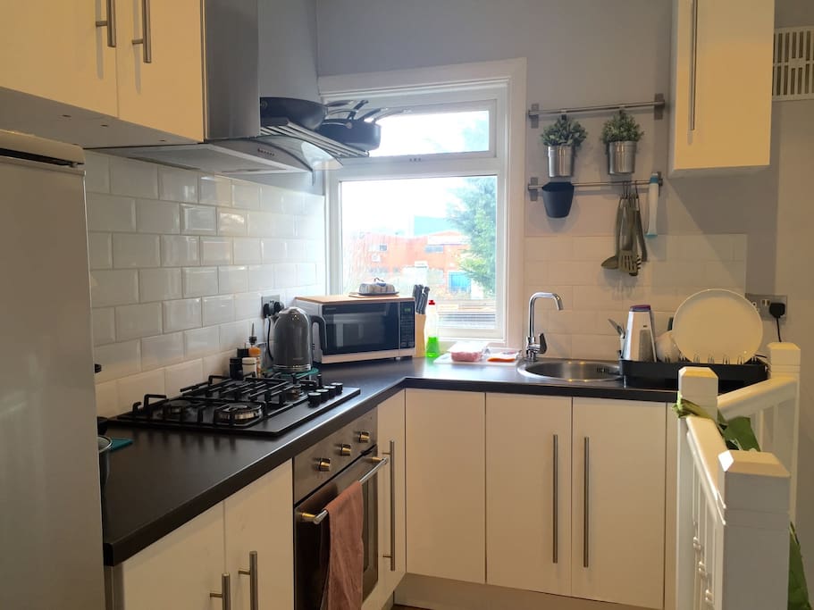 Kitchen with access to the rear garden....however there's some good local restaurants and take away so can recommend.