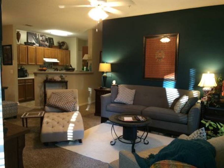 Shared living space with cable TV, hulu, netflix and amazon.
