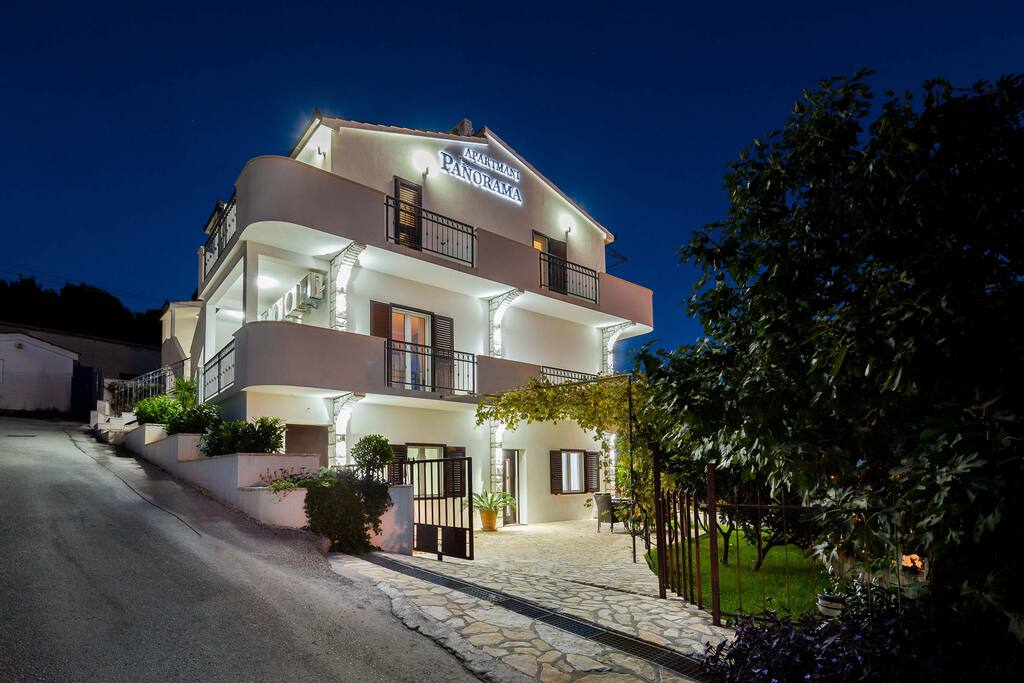 West side of the house by Night