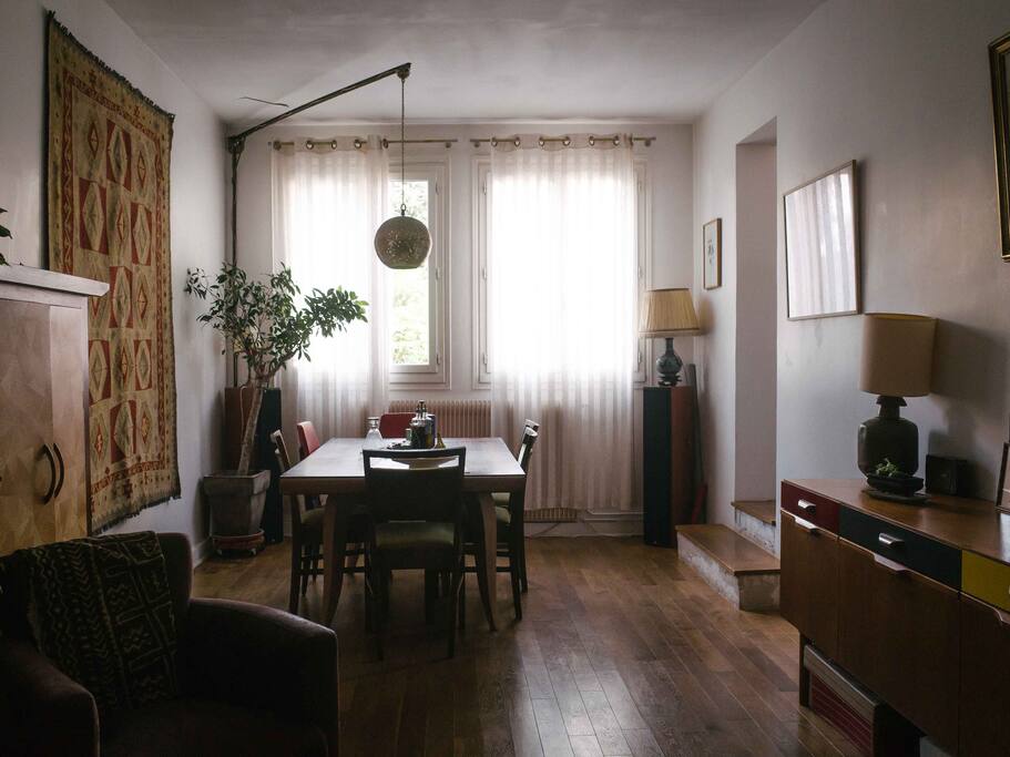 The dining room