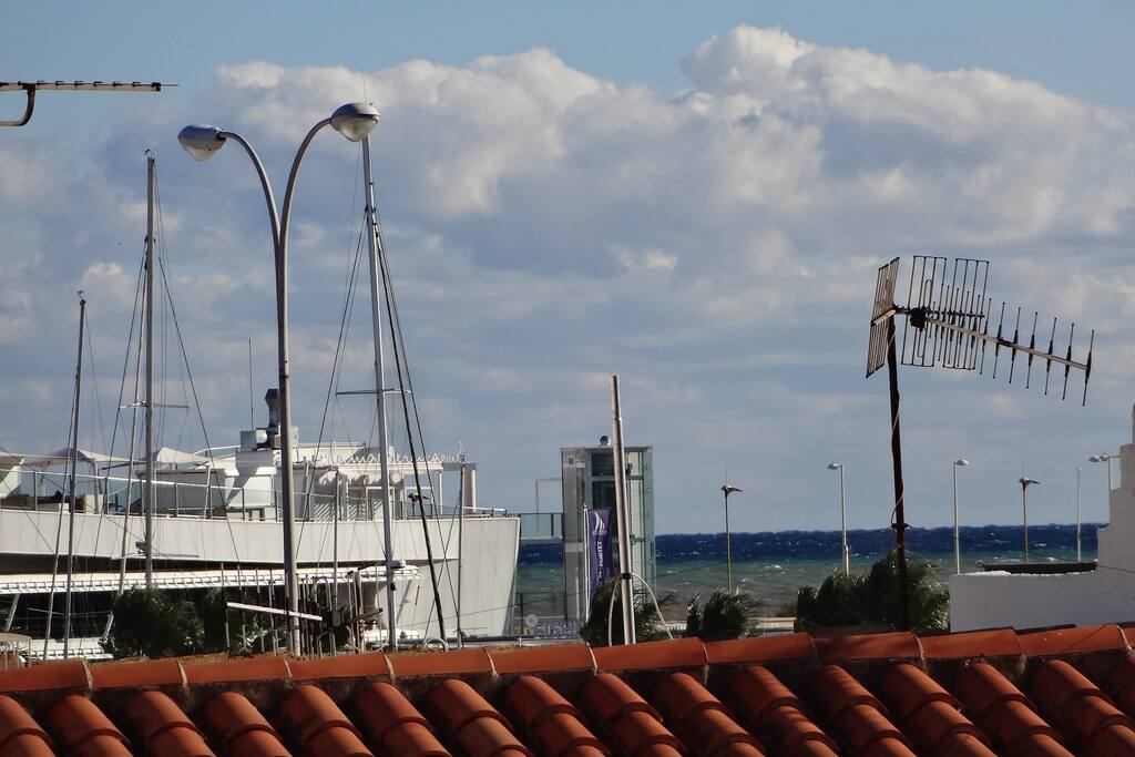 Vistas al mar desde la terraza