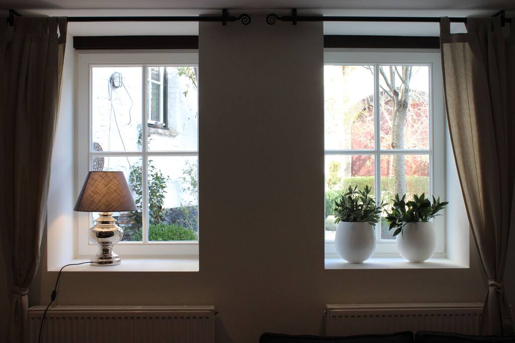 view from Anna's living at the courtyard