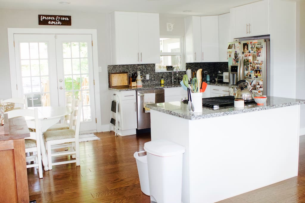 Kitchen and dining area