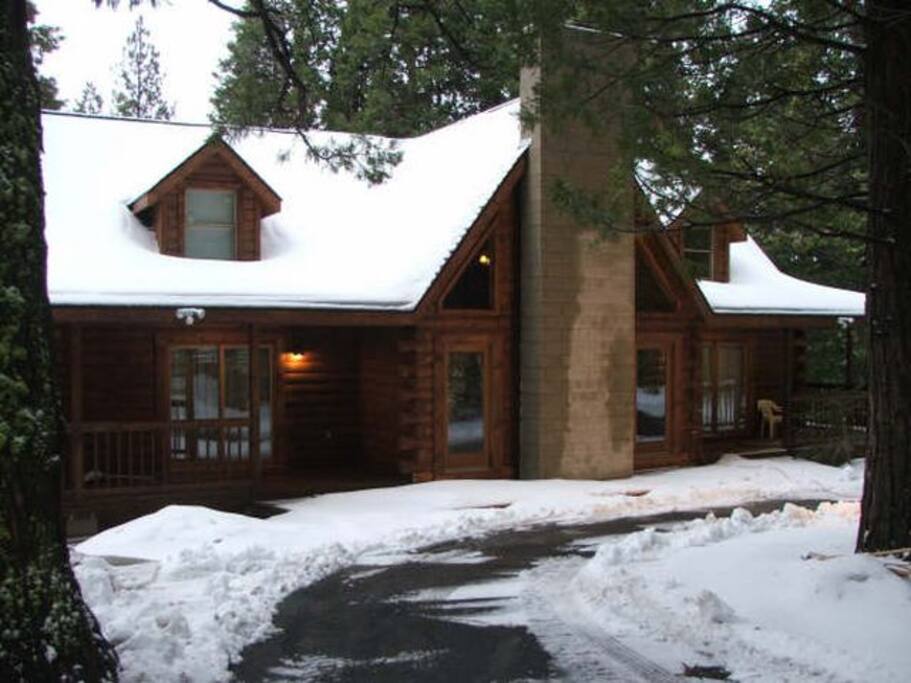 A winter wonderland in the snow!