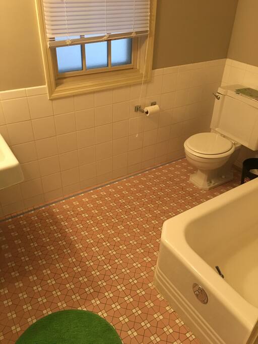 restroom. includes bathtub.