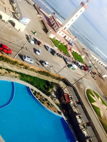 departamento frente al mar, wifi TV cochera (922)