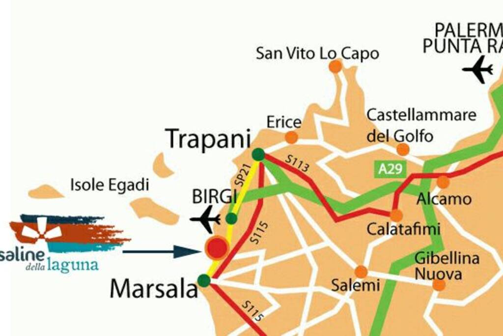 CARTINA SICILIA OCCIDENTALE