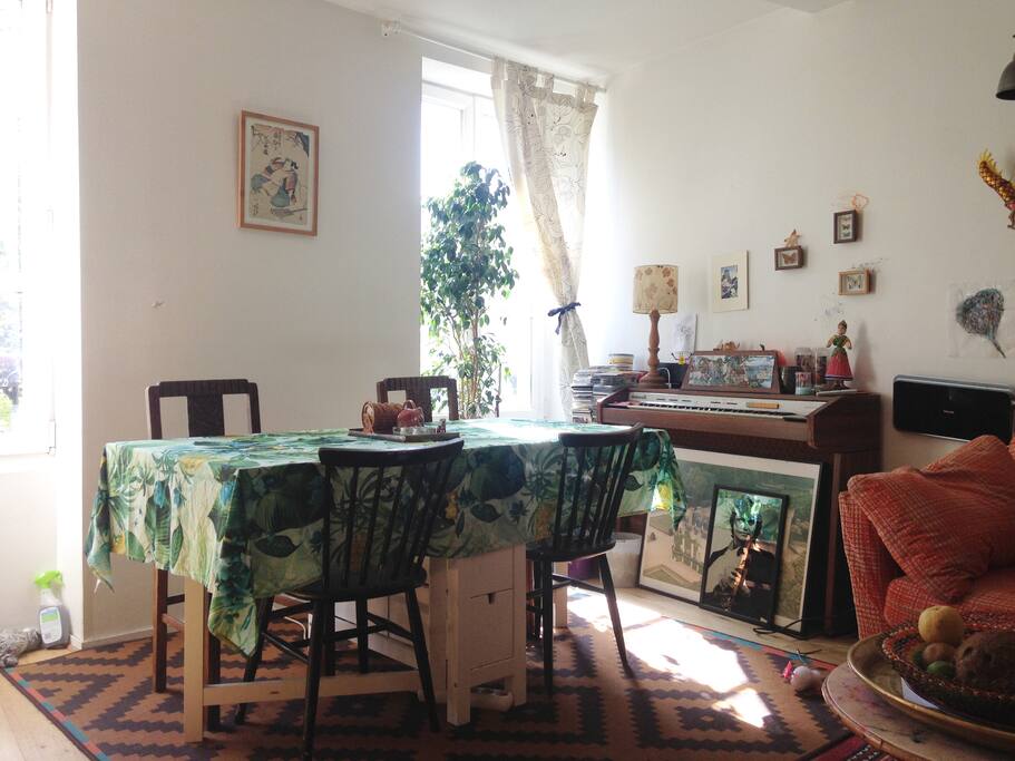 Salon et table
