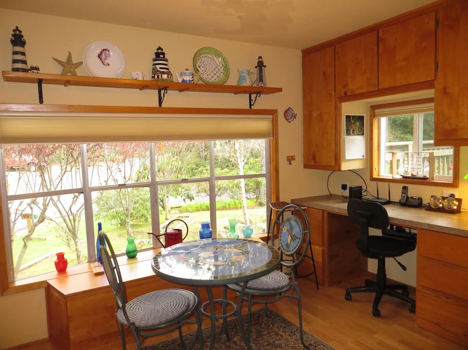 built in desk