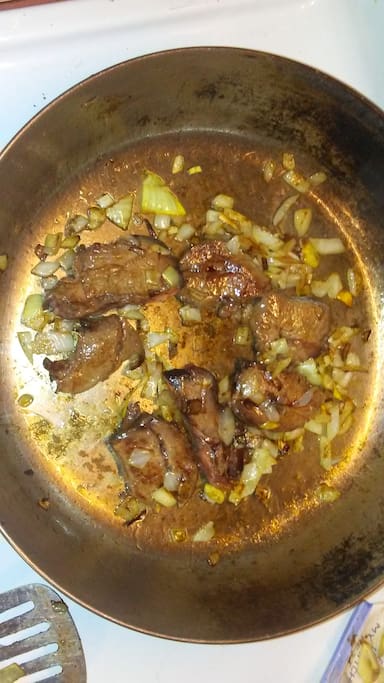 elk and onions