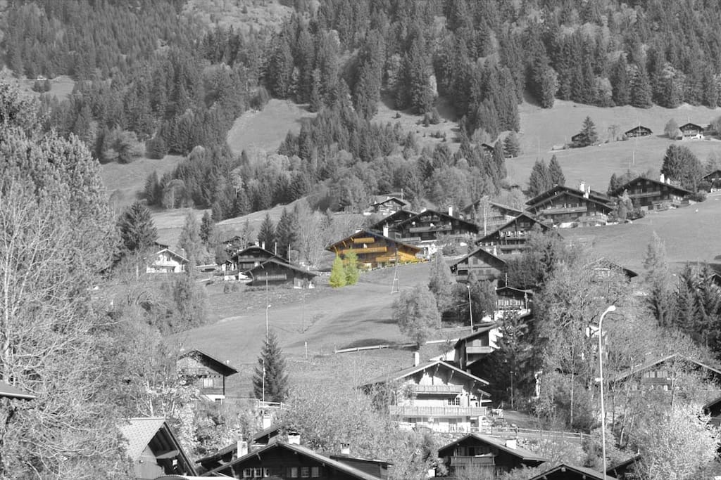 Vue depuis le village