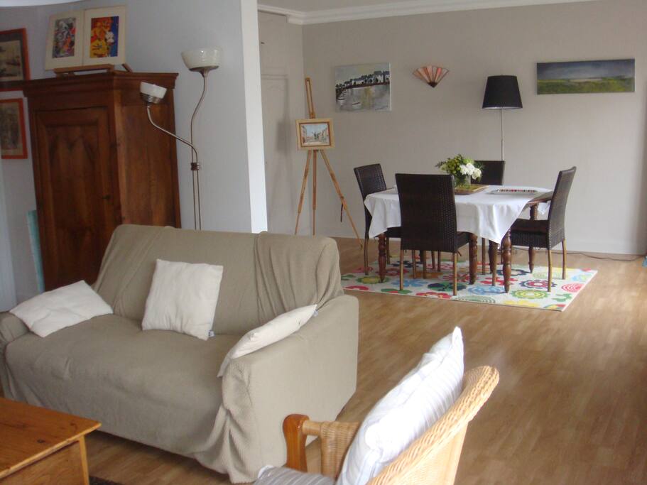 salon sur salle à manger