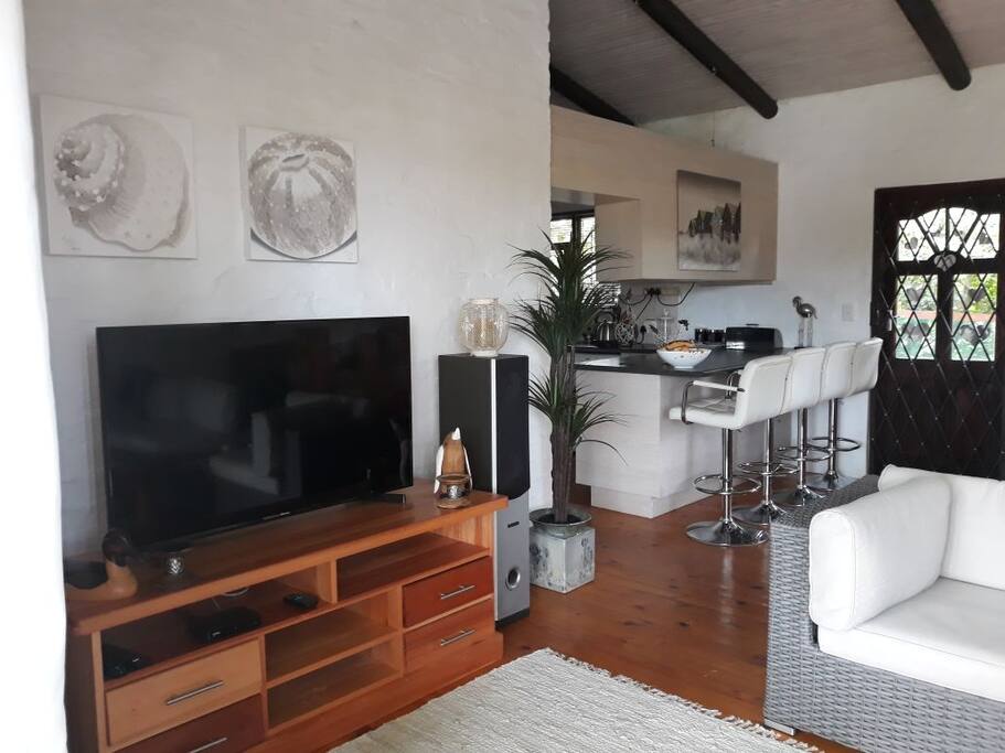 Large flatscreen TV with DSTV