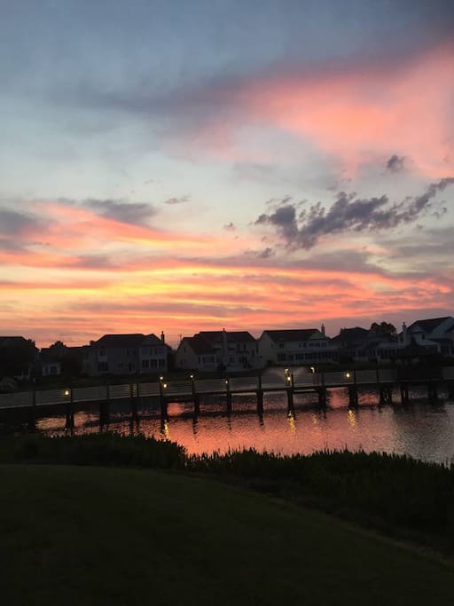 Enjoy the beautiful sunsets on the deck!