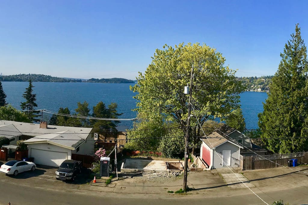 Lake Washington from the front porch.