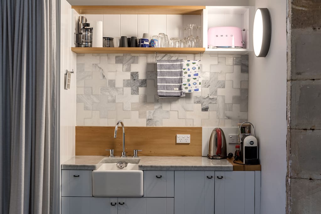 small compact but not a full kitchen