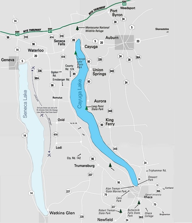 Seneca Lake Loft Guesthouses for Rent in Ovid New York United
