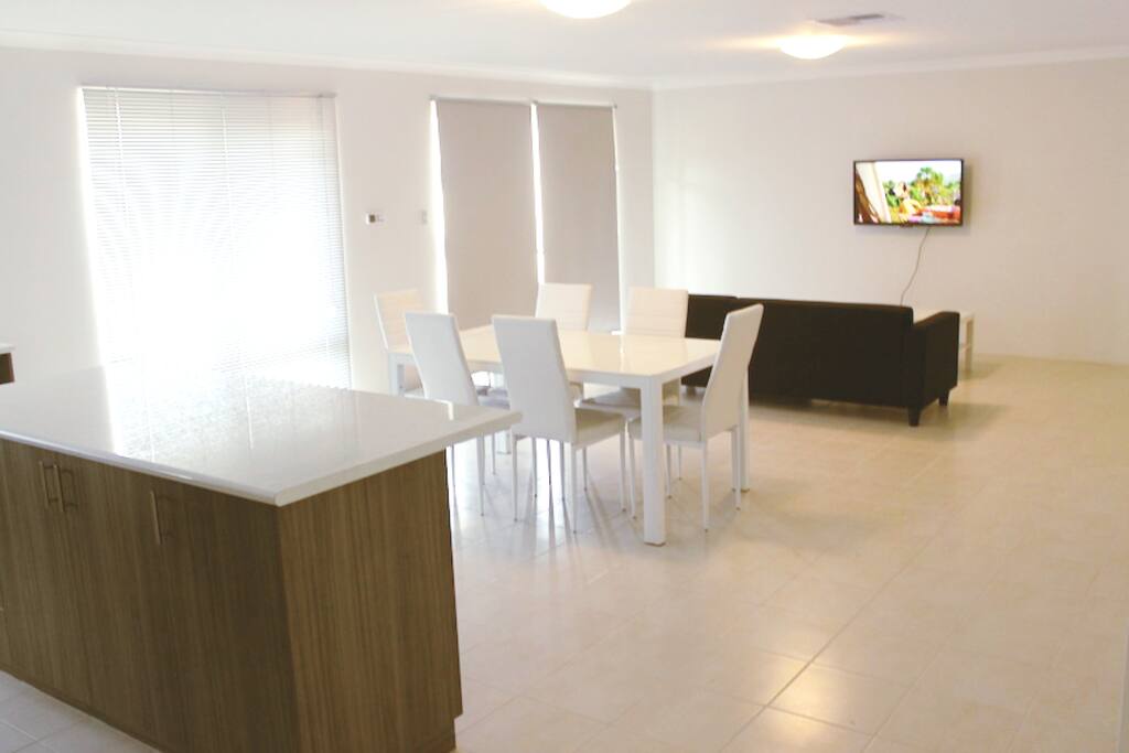 Marble Top Dining, LED TV and wireless internet connectivity all around the house