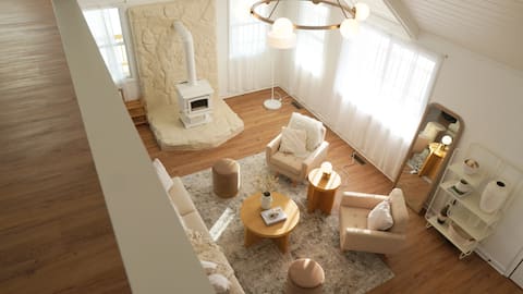 Designer Cabin with Star Gazing Bell Tent