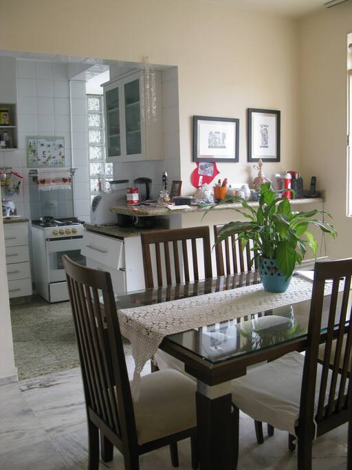 dinning room and kitchen
