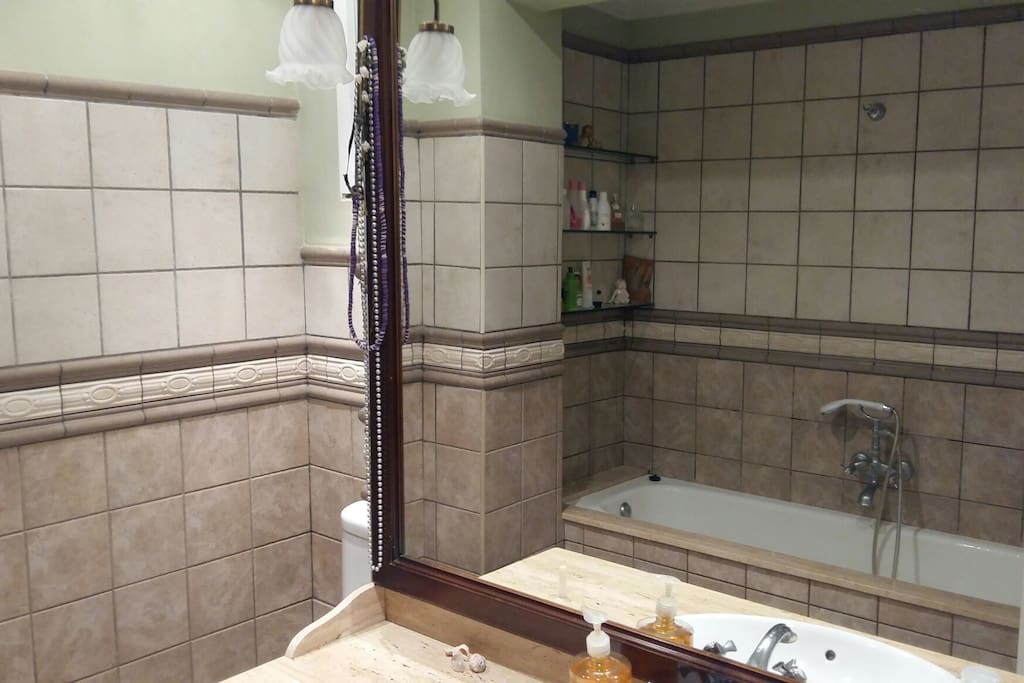 Cuarto de aseo con bañera