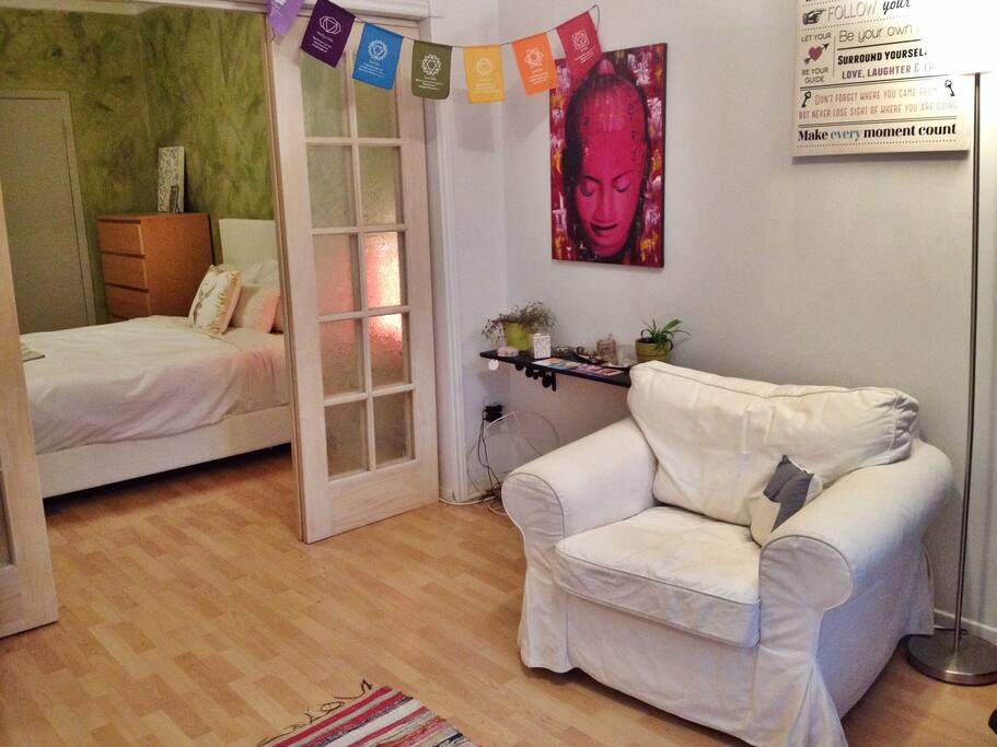 Living den + bedroom