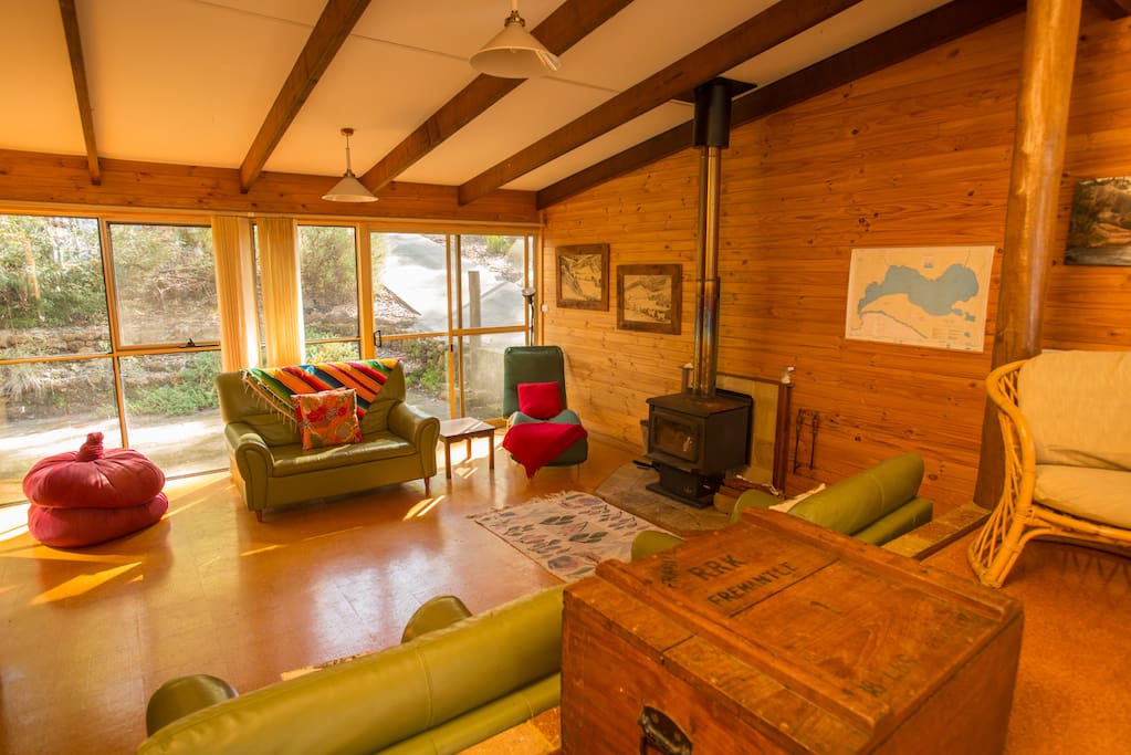 The light filled lounge is large and comfortable