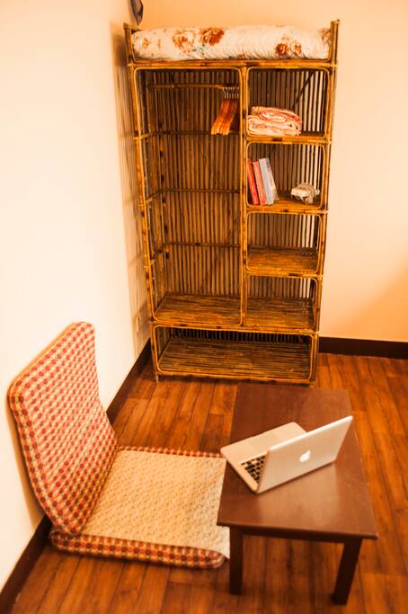 The furnitures you use have been made locally.