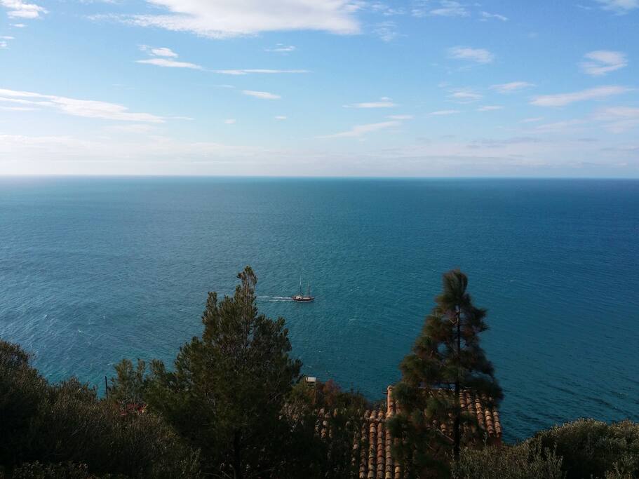 Panorama dal giardino