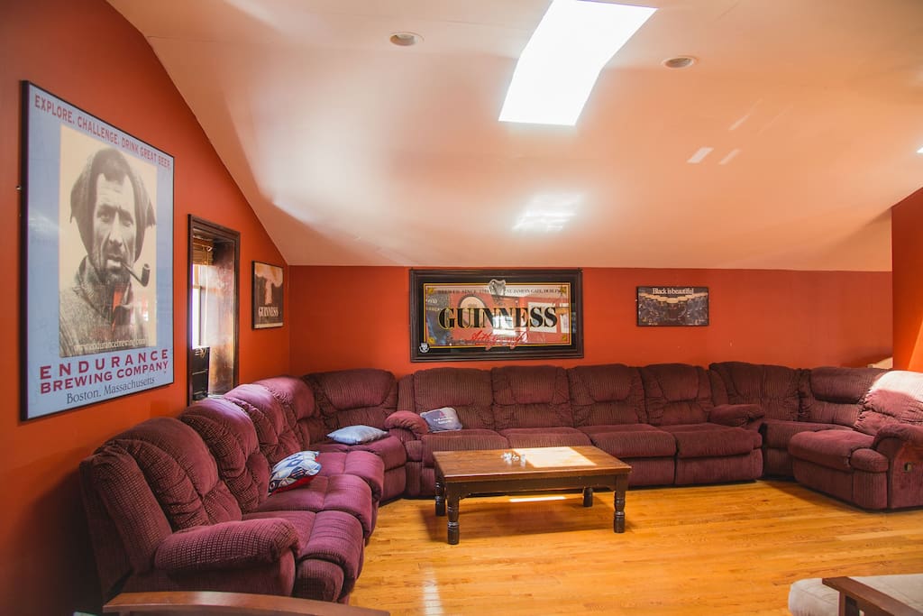 Lots of open space to lounge and relax
