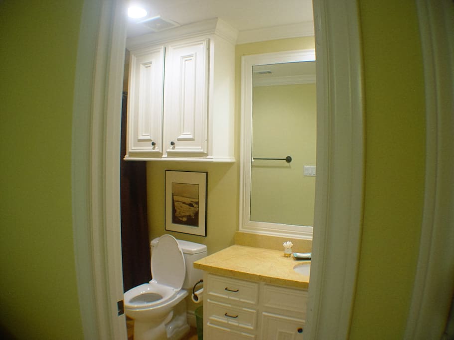 New and Clean Bath with Shower
