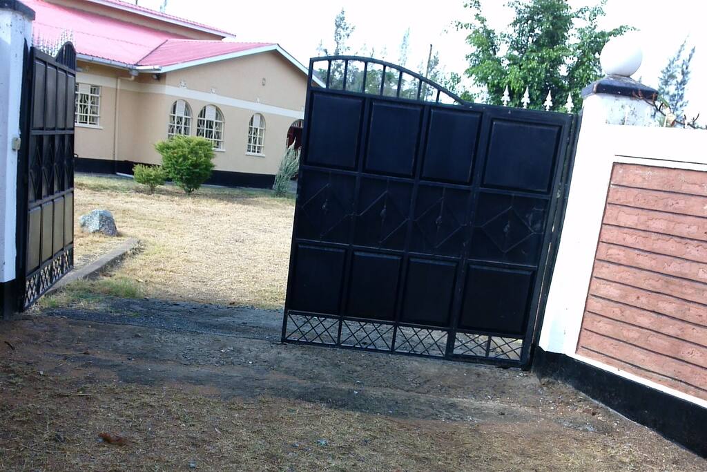 secure gate,Water Tower,Electricity