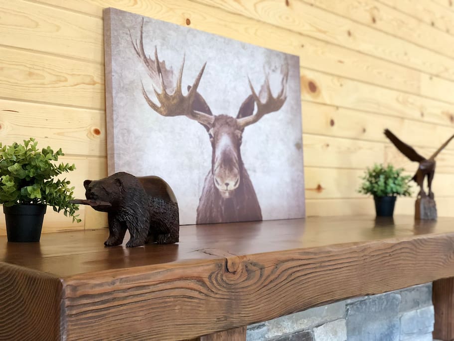 Yellowstone Family Fireplace!