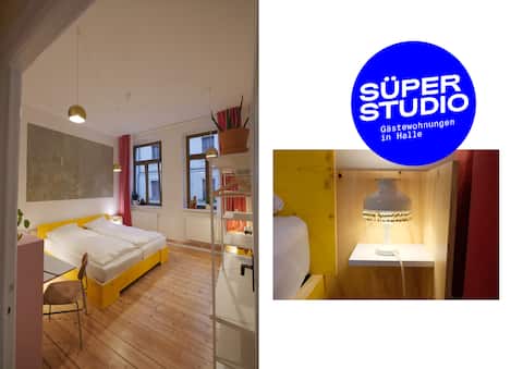 SüperStudio 2 with Handel house view in the heart of Halles